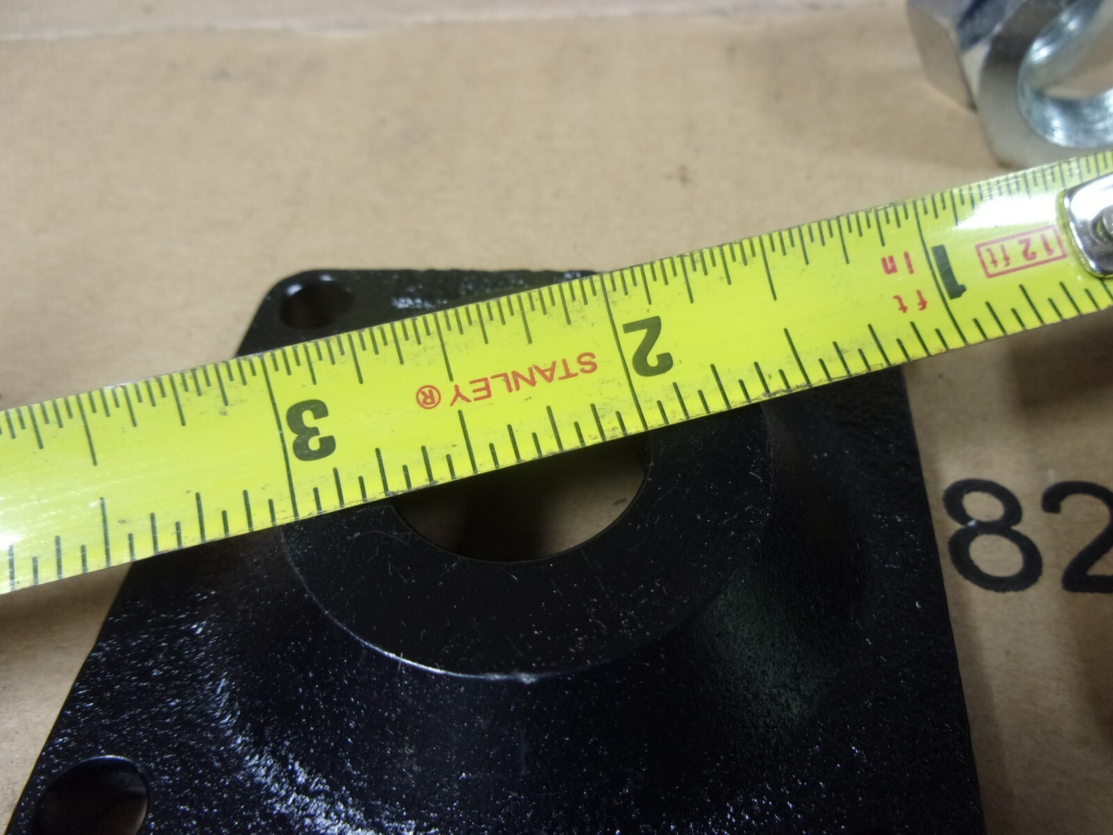 2 A129 Pneumatic Air Cylinder Flange Flush Front Mount Bracket Plate 4 Bolt USA