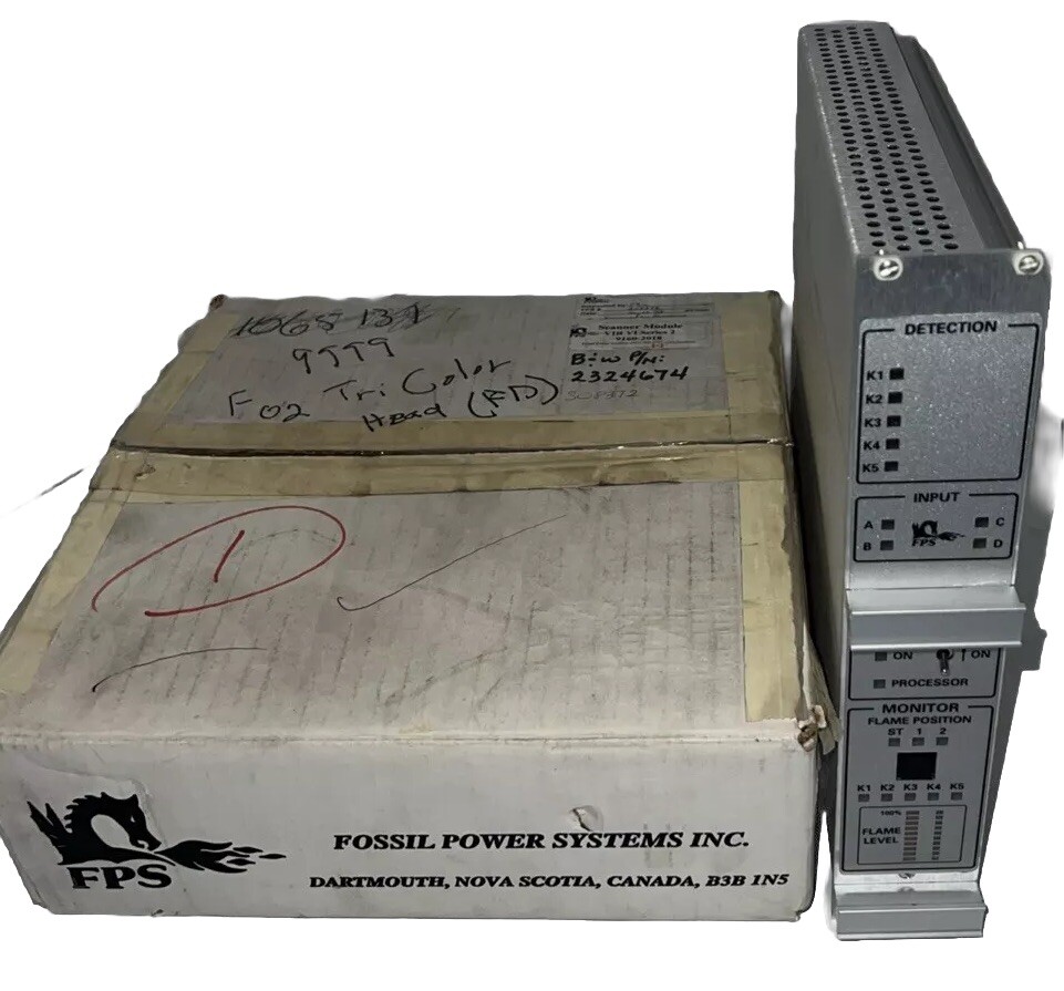 FOSSIL POWER SYSTEMS 9160-2018 FLAME DETECTOR SCANNER MODULE