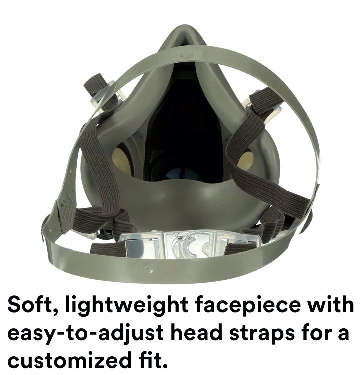3M 6200 Half Facepiece Reusable Respirator, Respiratory Protection Size MEDIUM