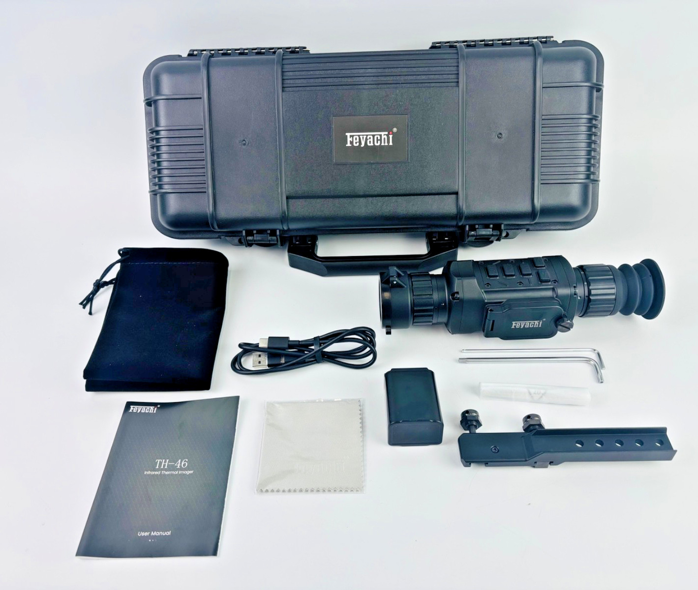 Feyachi TH-46 Thermal Scope 12um 256 x 192 Thermal Imaging Scopes with 25mm Lens