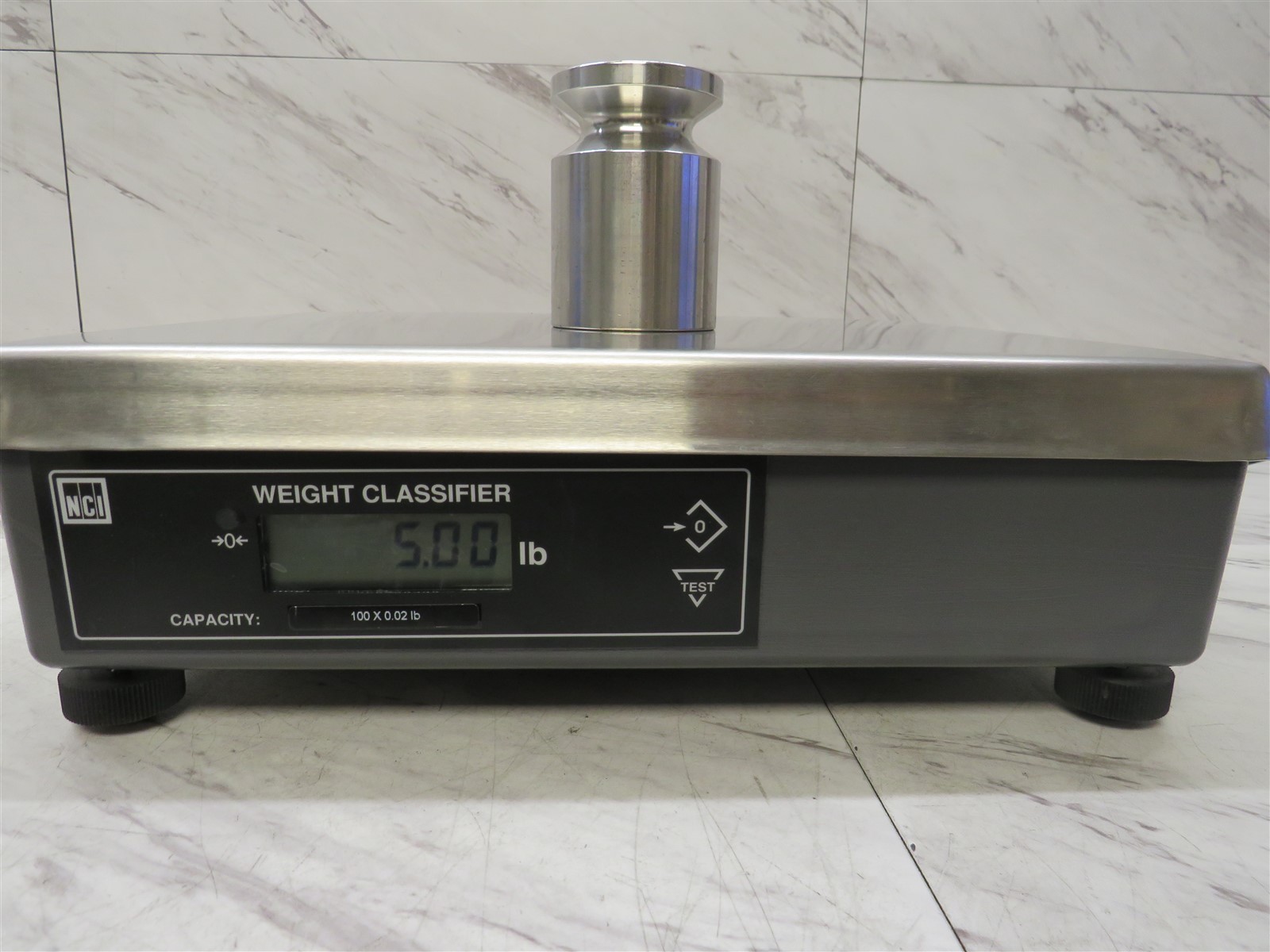 NCI 7820-50 Shipping Scale Legal for trade 100 lb x 0.02 lb