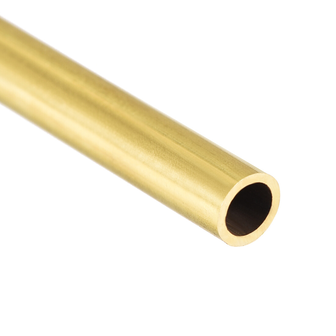 3pcs Brass Round Tube 300mm Length 4mm OD 0.5mm Seamless Straight Pipe Tubing