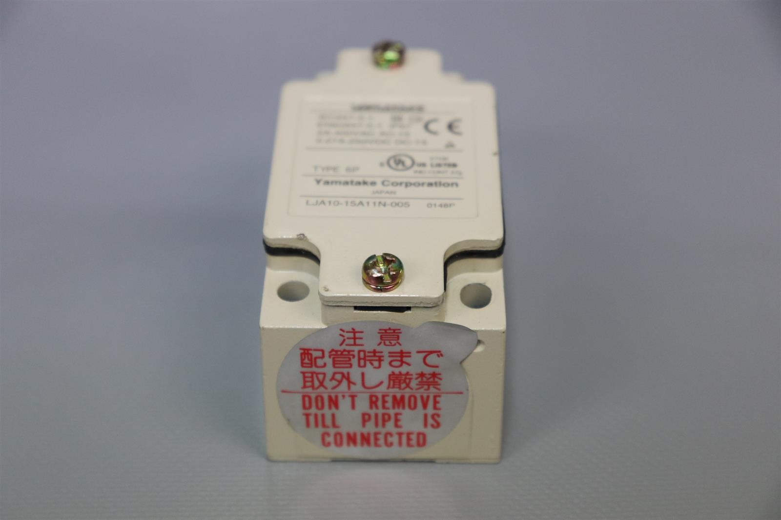 Yamatake LJA10-15A11N-005 Limit Switch Type 6P IP67 0148P LJA1015A11N005 Unused
