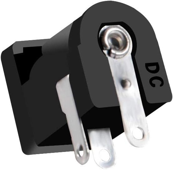 20pcs 3 Pin DC Power Connector PCB Mount Female Plug Jack DC005 5.5×2.1mm