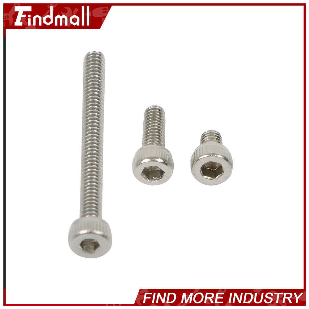 Findmall 1440PCS M2 M3 M4 Hex Socket Head Cap Metric Bolts and Nuts Kit