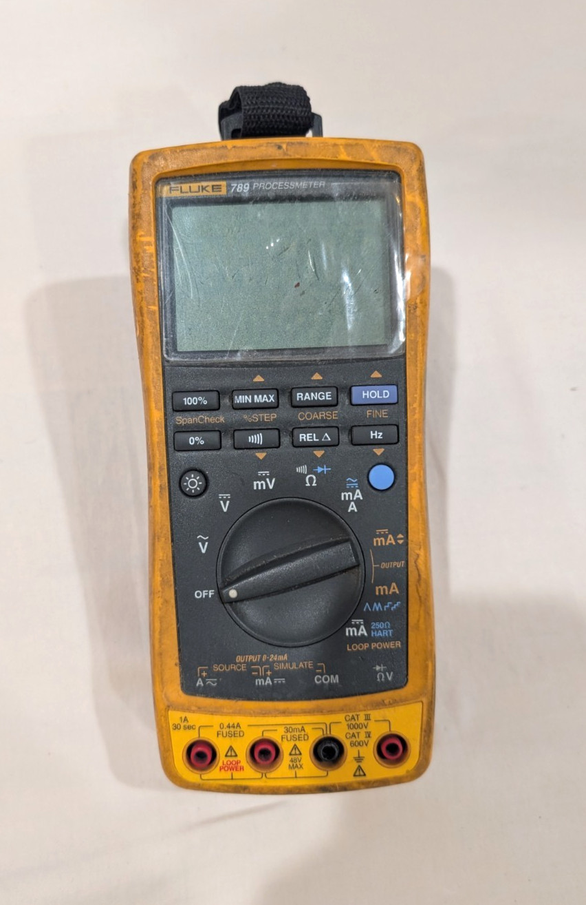 Fluke 789 Process Meter Digital Multimeter Calibrator Working Leads Ships Free