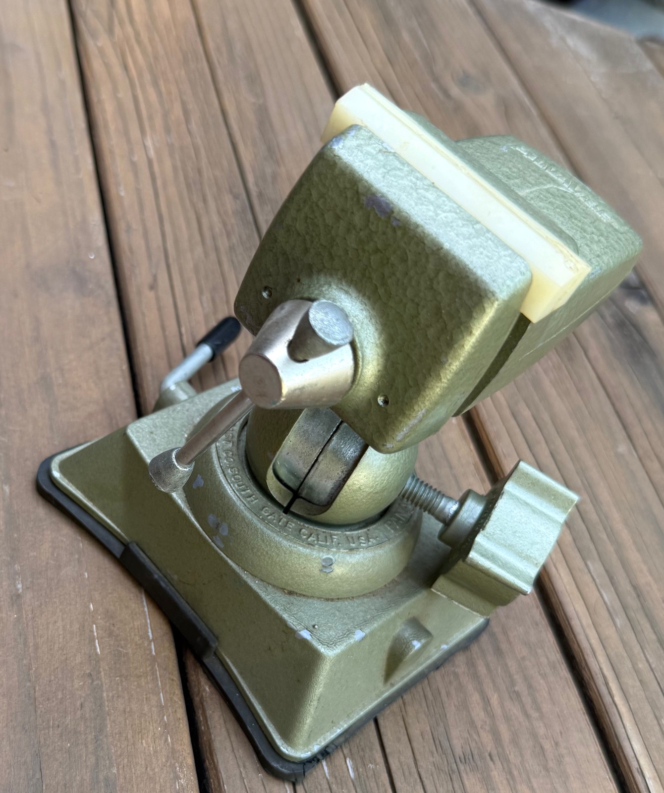 Vintage PanaVise 301 Vise w 381 Vacuum Base 315 Circuit Board USA Multi Angle