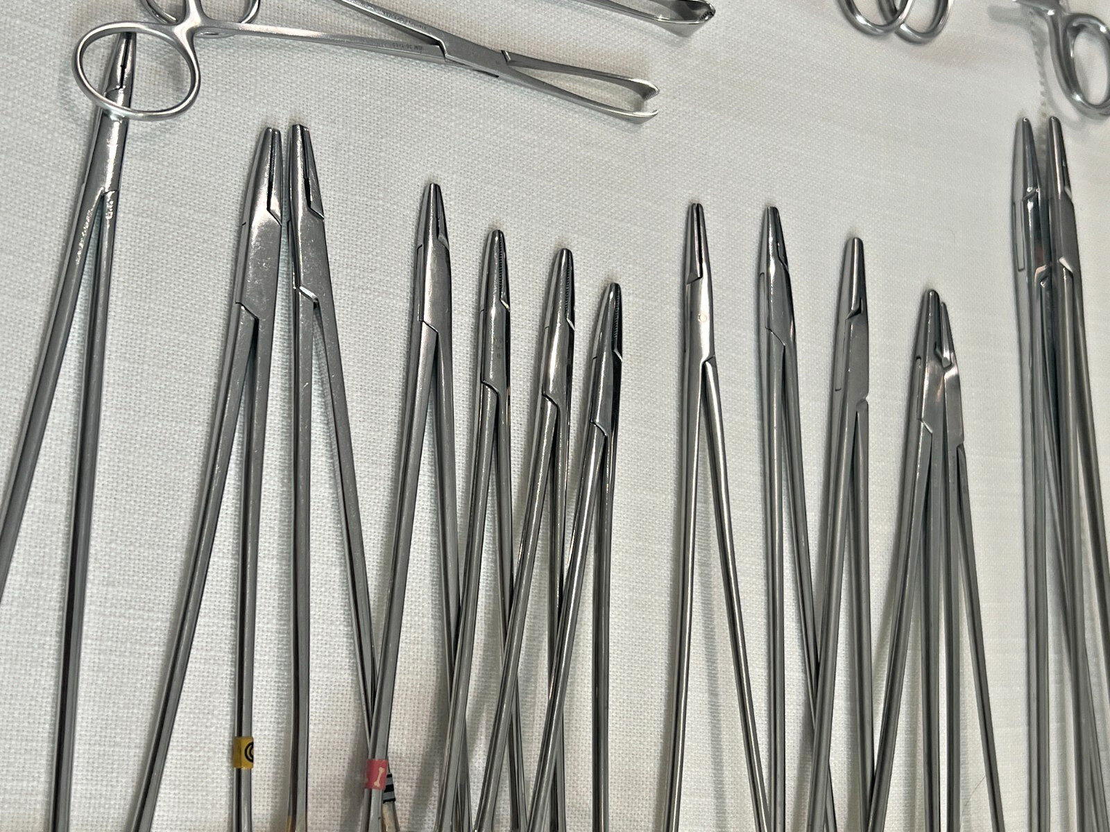 Assorted Lot of 108 Various Brand & Size Of OR Medical Surgical Instruments, S.S