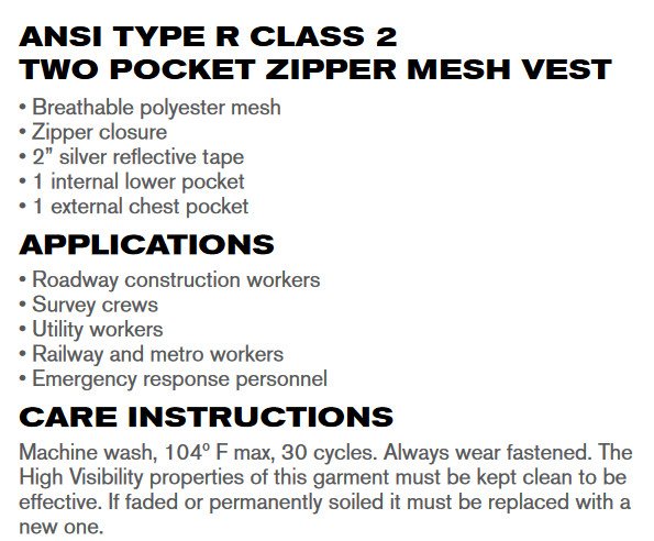 LOT OF 83 PIP Class 2 Mesh Vest Zipper High Visibility Pockets M L 2X 3X 4X