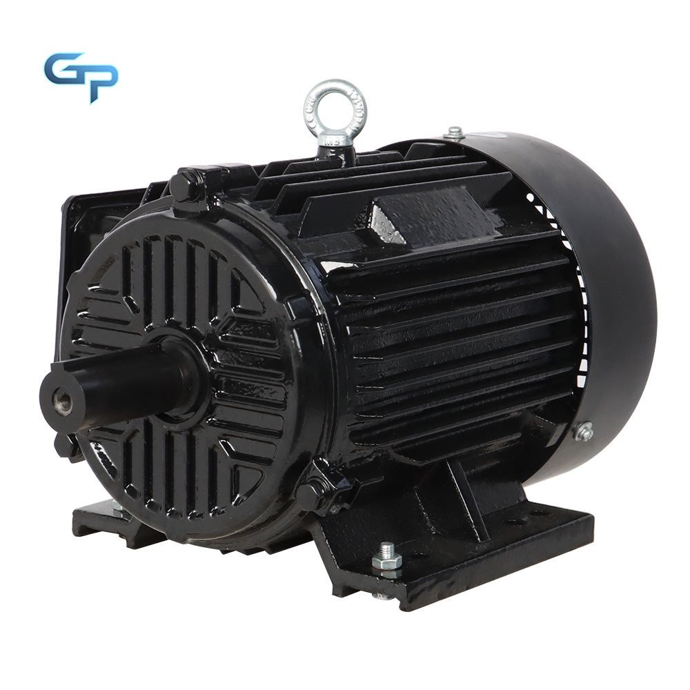 5 HP 3 Phase Electric Motor 1800 RPM 184T Frame TEFC 230/460 Volt Severe Duty AC