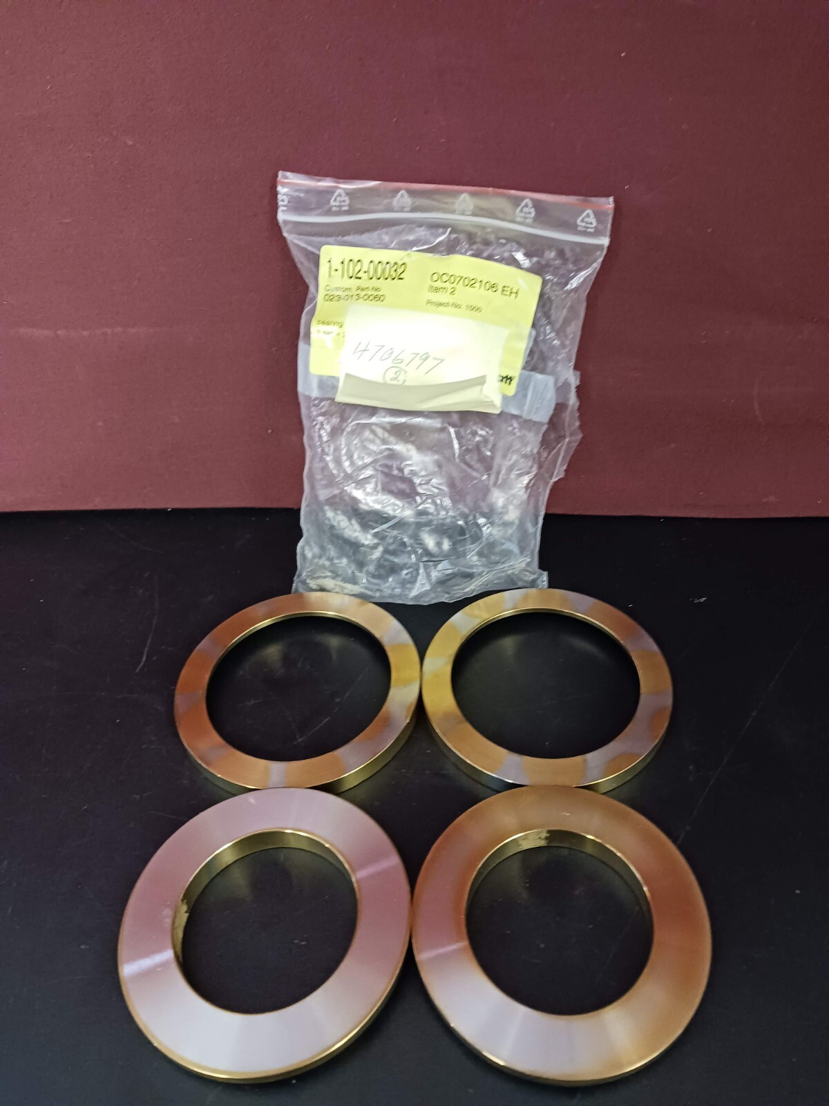 Glatt Bearing Set 1-102-00032 023-013-0060 OC0702106EH 4706797 914-4