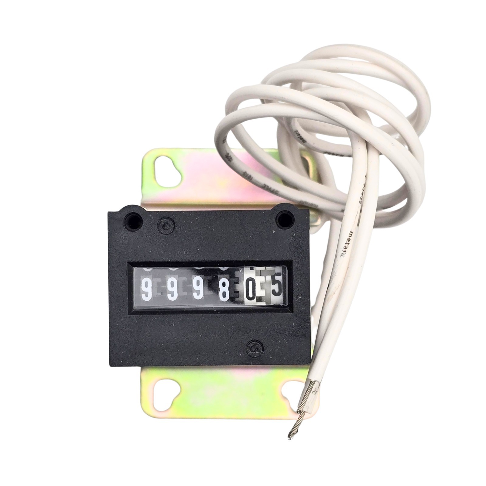 KEP KE610 FB 6 Digit Non Resettable Analog Mechanical Impulse Counter 4.5-6VDC