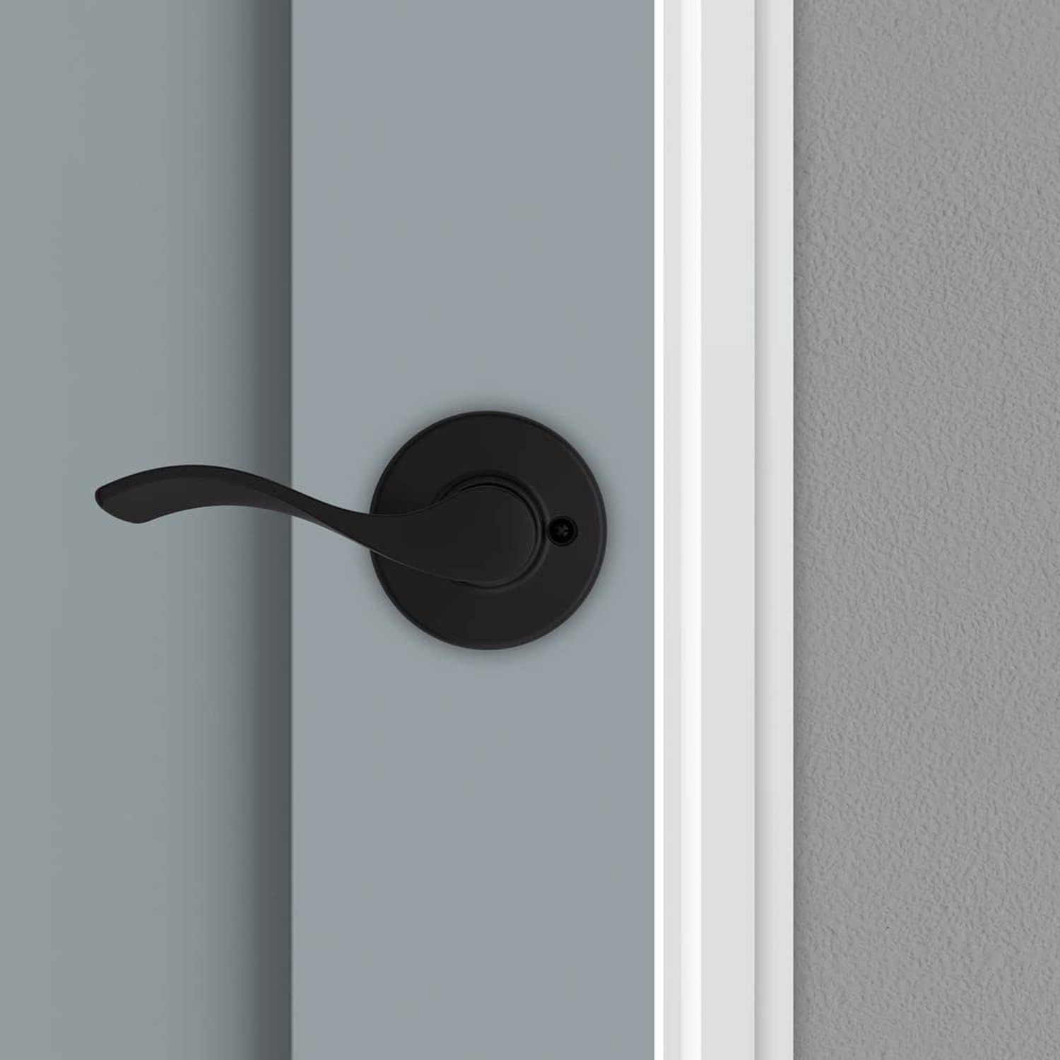 Kwikset Balboa Dummy Door Handle, Single Sided Lever for Closets, French Doub…