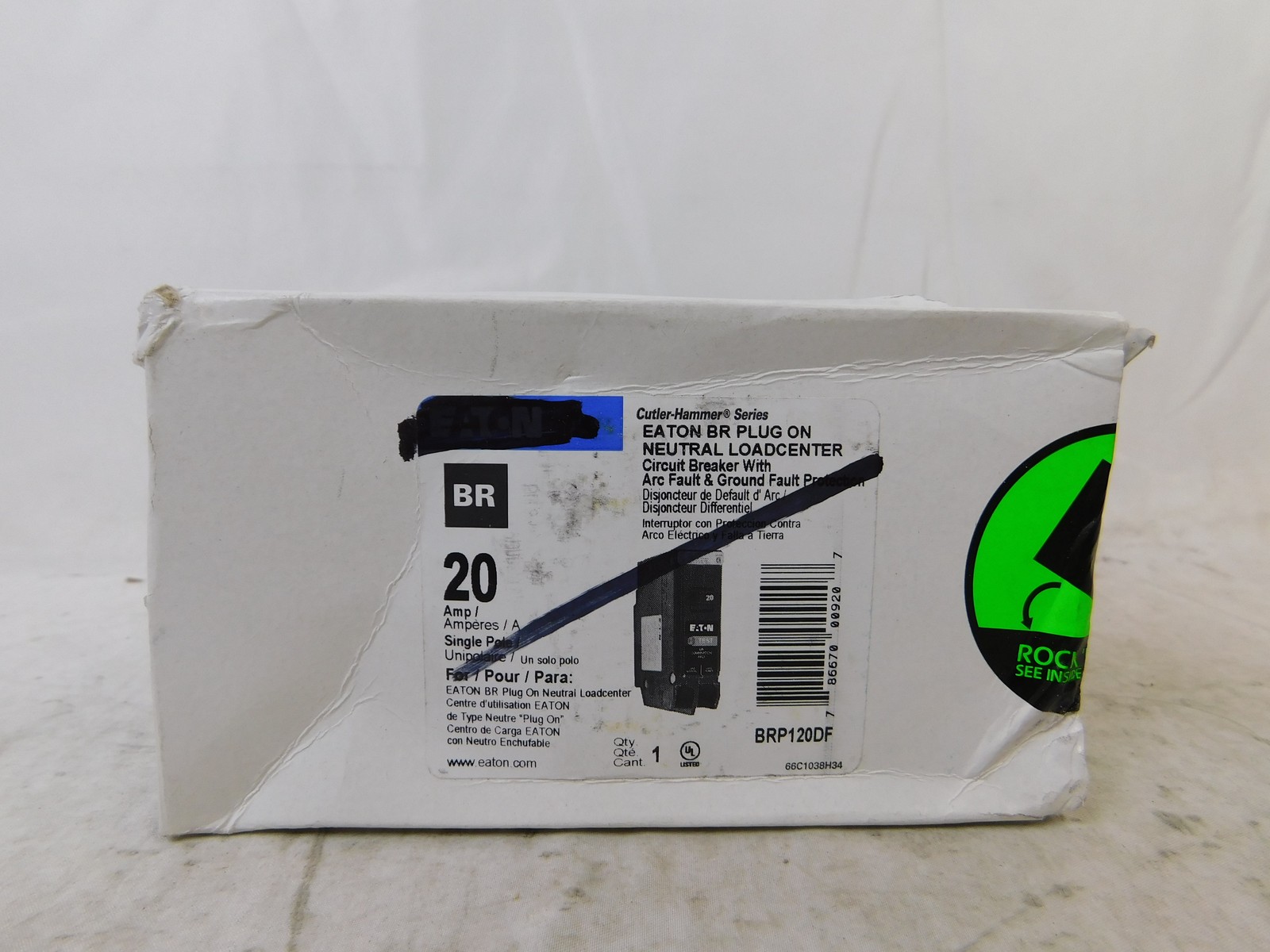 Eaton BRP120DF Miniature Circuit Breakers (MCBs)