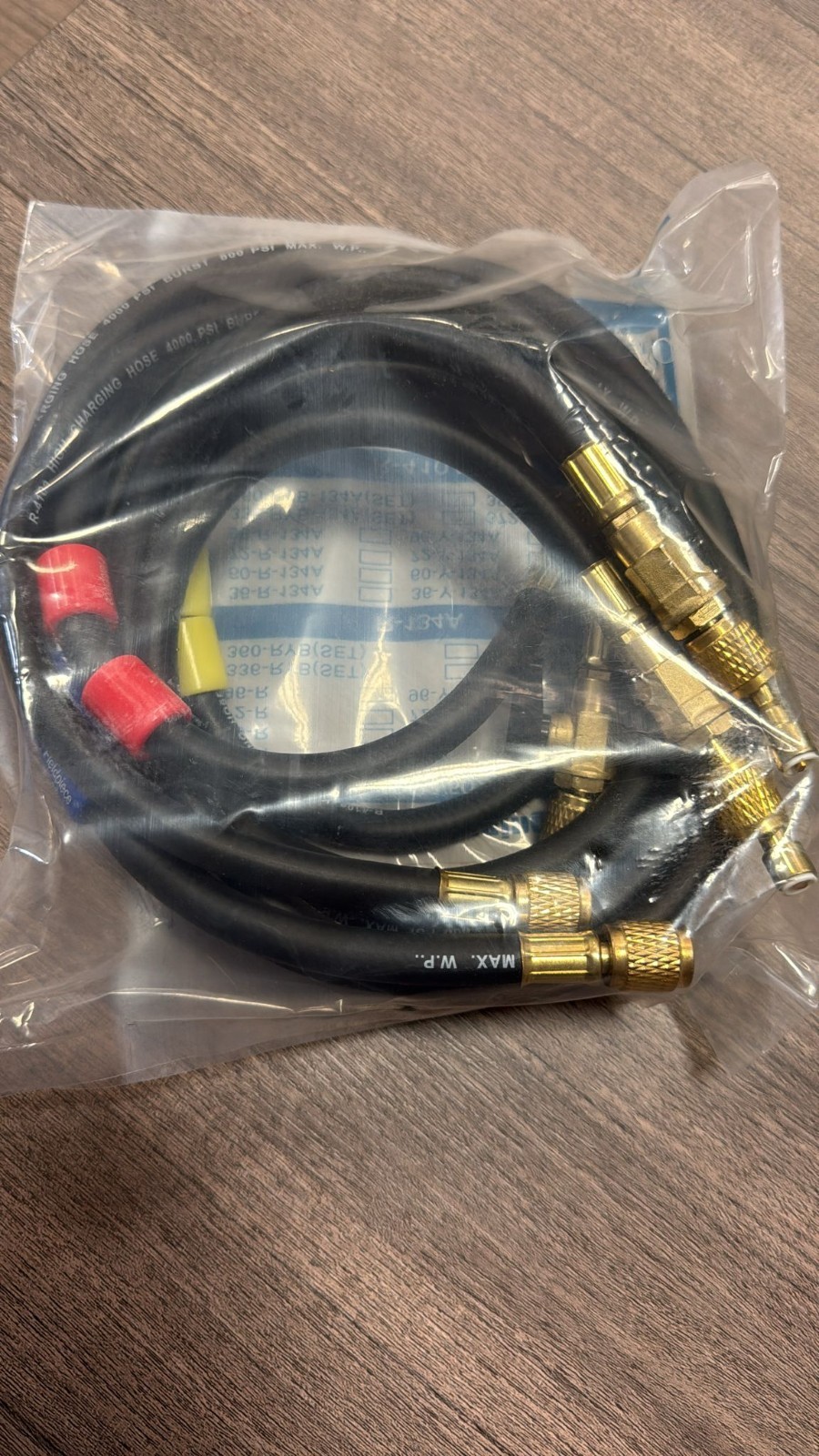 2 X Fieldpiece HR3B–1/4″Ball Valves Hose Set–3 Pack with Color Tags Free Ship US