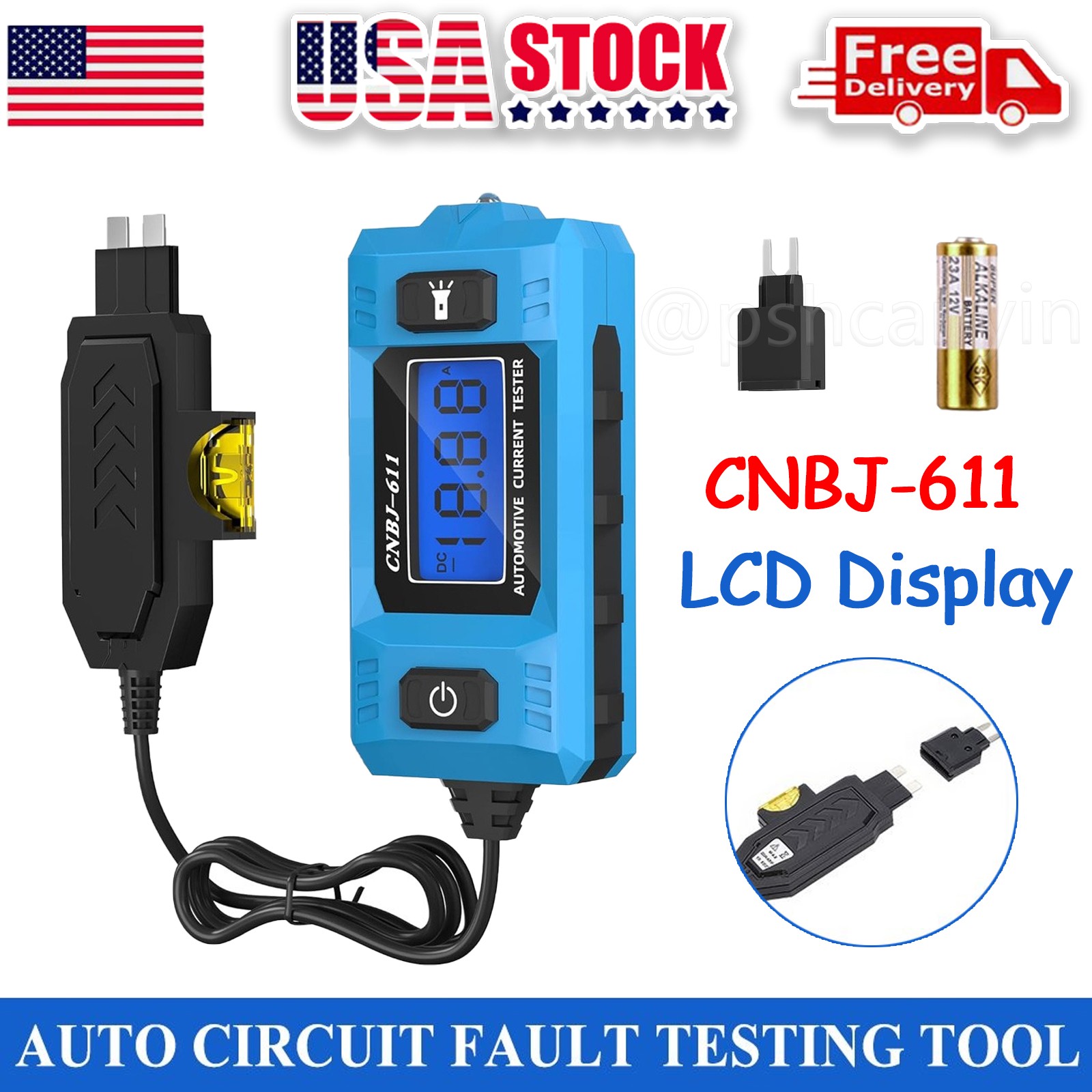 Car Circuit Tester Current Test Fuse Diagnostic Tool Repair Detector CNBJ-611