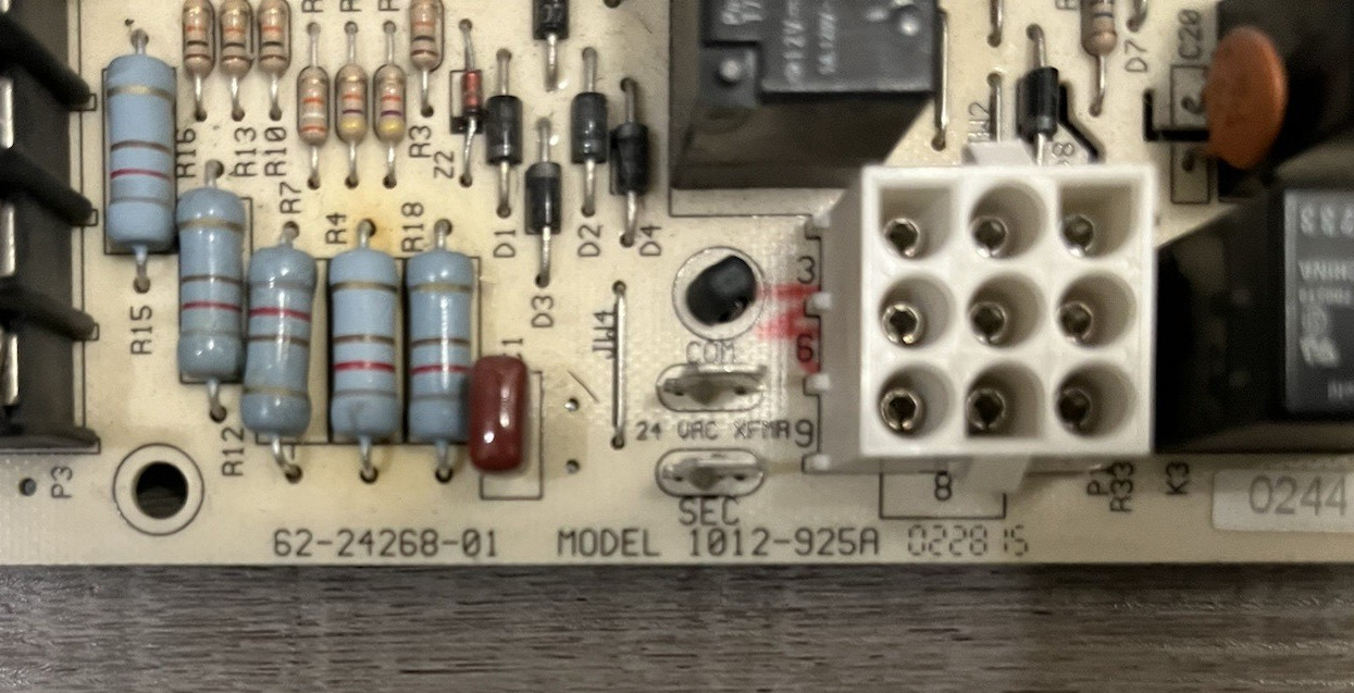 Rheem Ruud 62-24268-01 Furnace Control Circuit Board 1012-925A