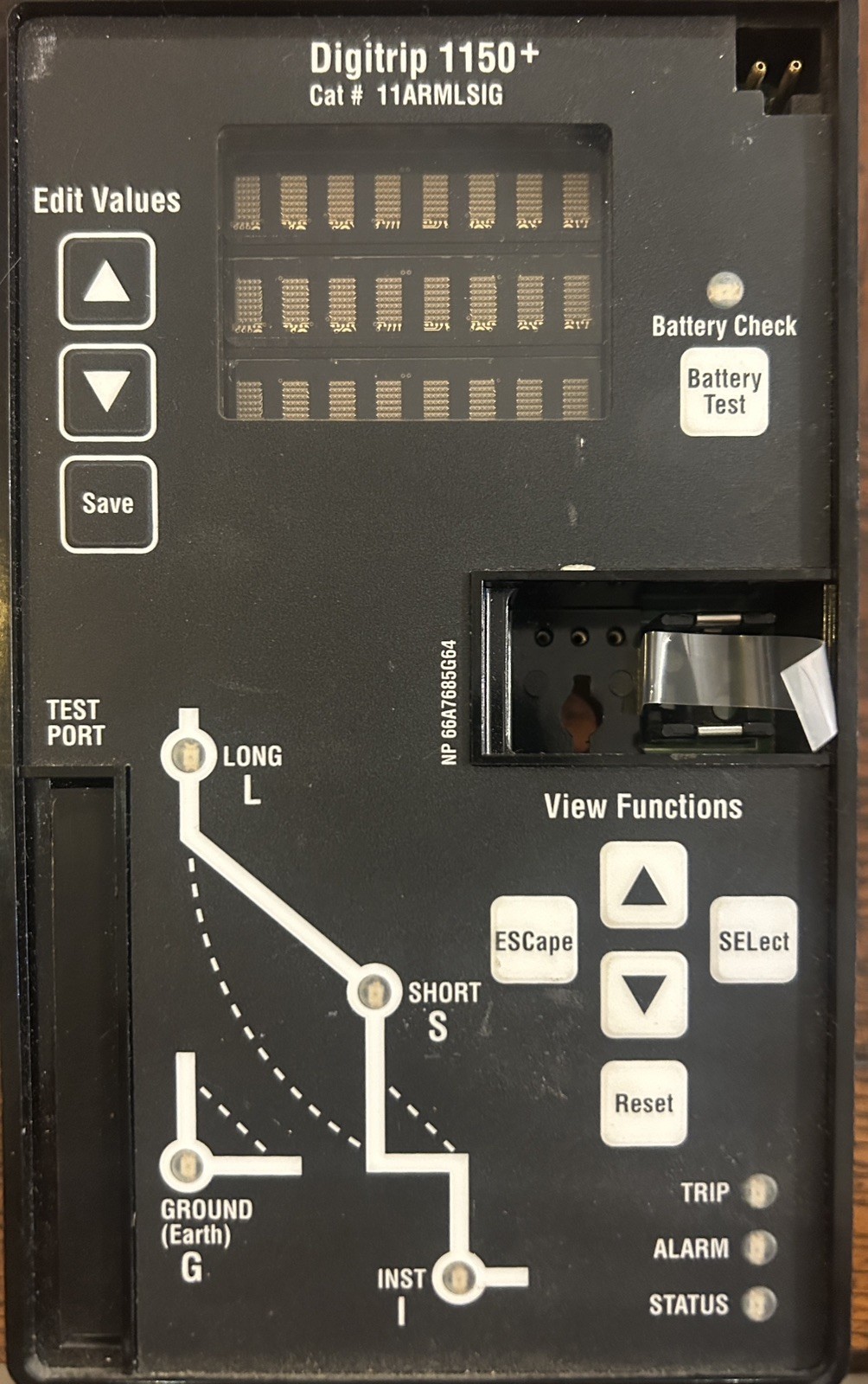 EATON CUTLER HAMMER 11PLSIG DIGITRIP 1150+ TRIP UNIT FULLY TESTED