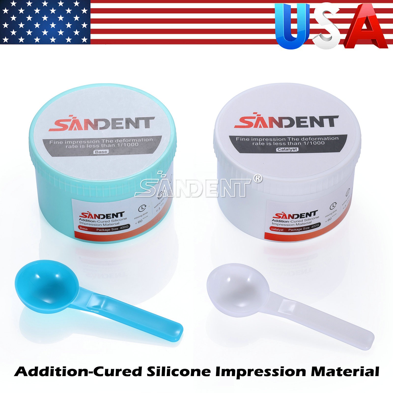 SANDENT Putty Soft Regular Set Base & Catalyst 2/Pk 400G+400G