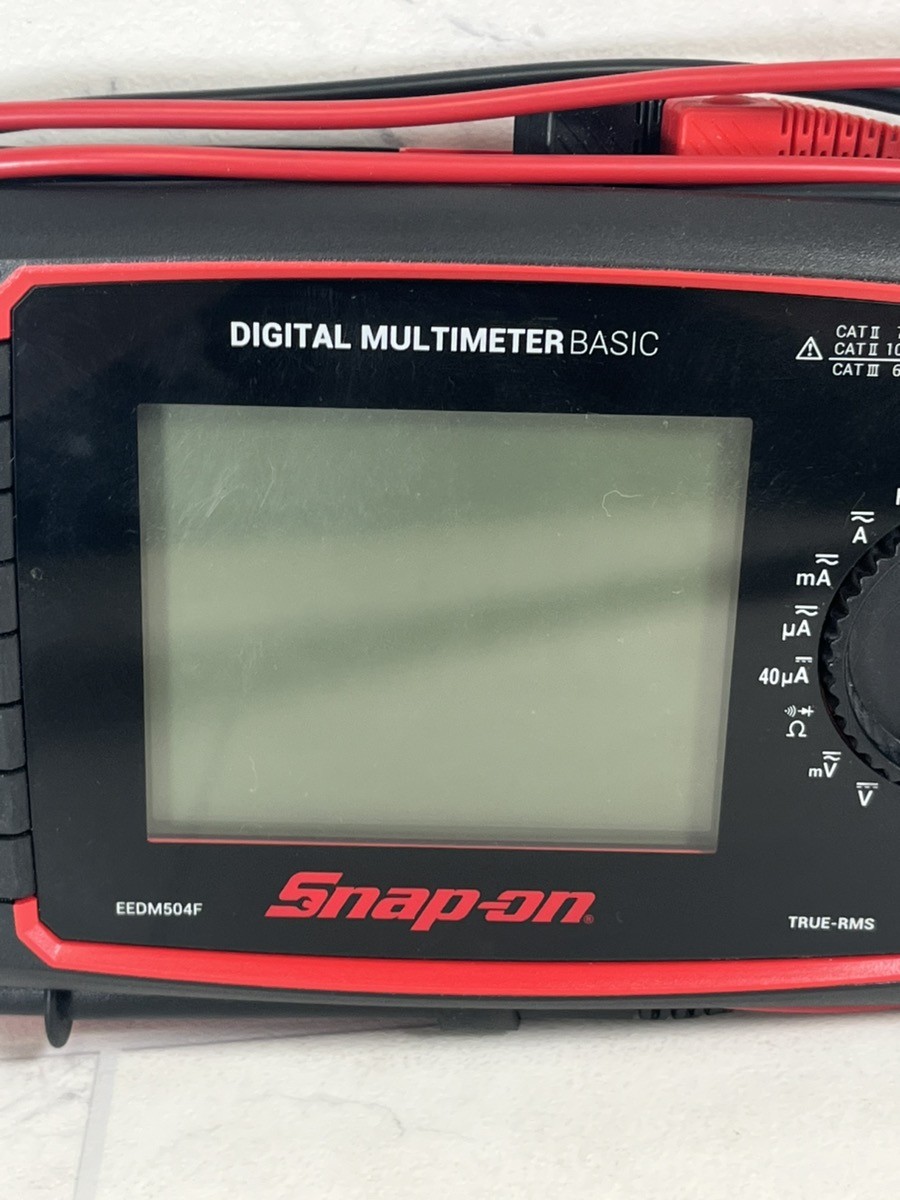 SNAP-ON Basic Multimeter TRMS-Daylight | EEDM504F (A1G009632)