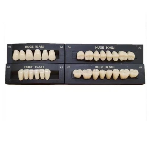 28 Pcs/Set Dental Medical Grade Resin Acrylic Resin Denture Upper/Lower Teeth