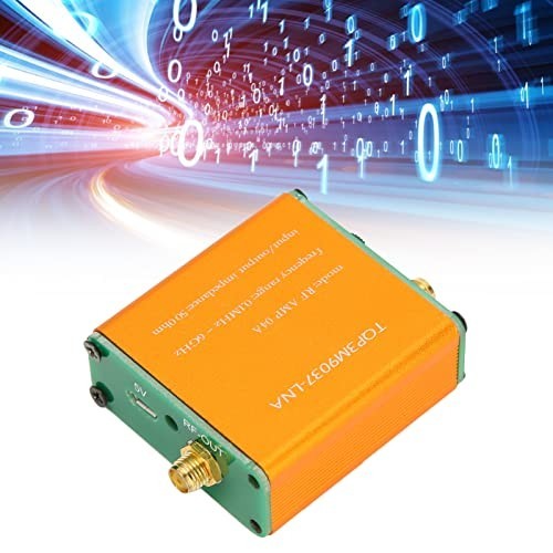Low Noise RF Power Preamplifier 0.1MHz-6GHz, SMA Female Wideband Module, Battery