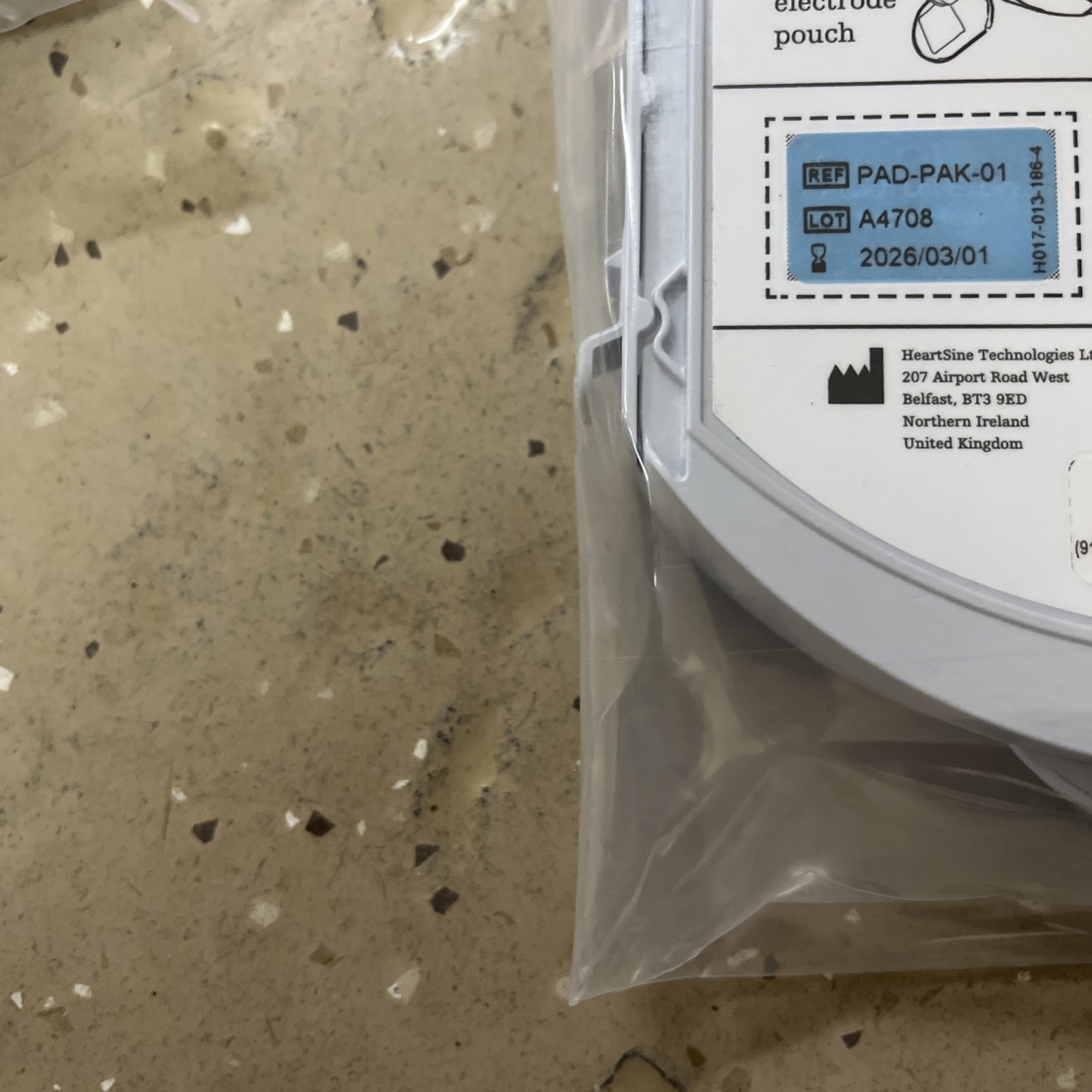 HeartSine Pad-Pak-01 Adult Samaritan Pad Cartridge 3/1/2026