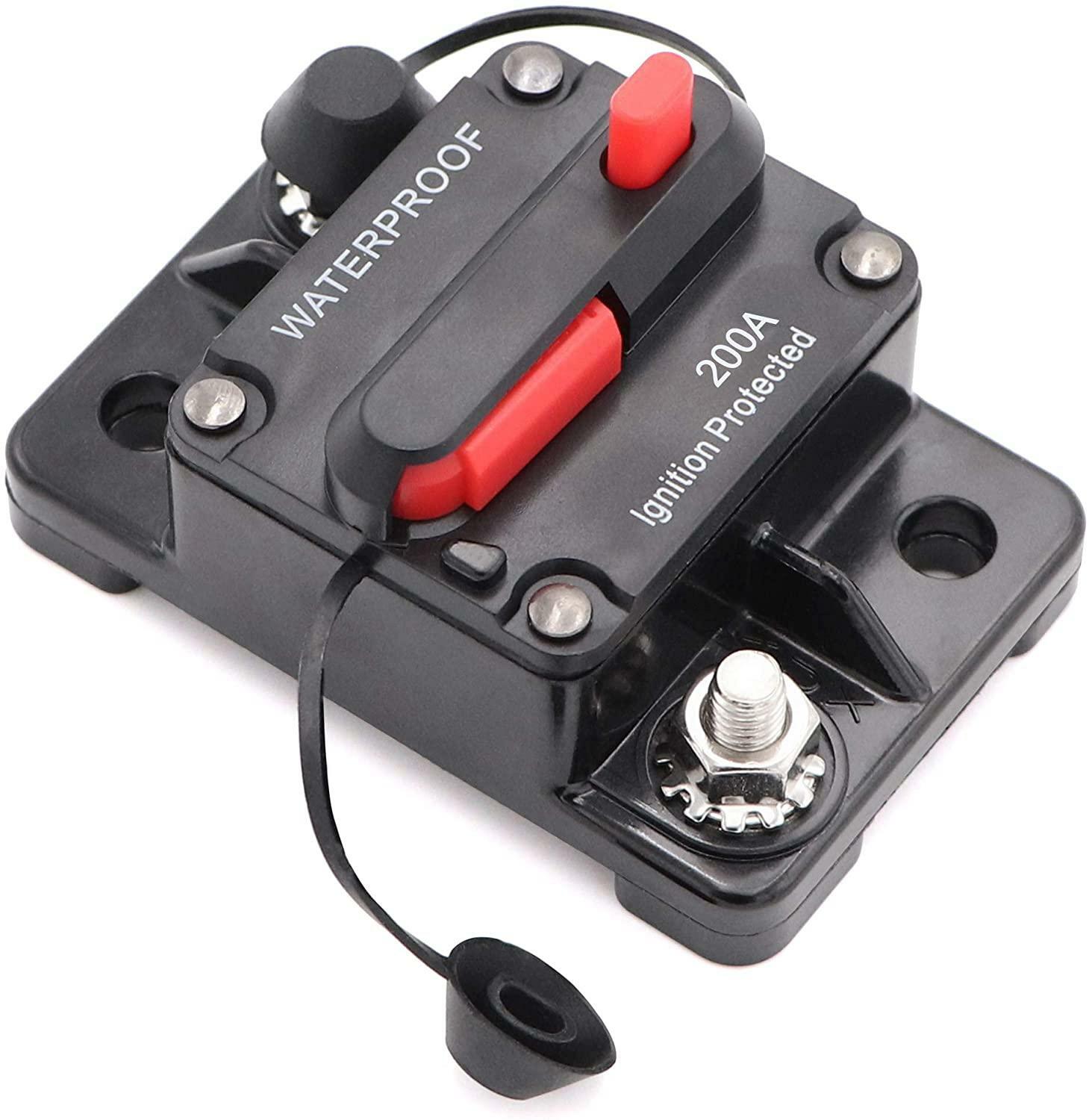 30A 60A 120A Automotive Marine Circuit Breaker with Manual Reset Surface-Mount