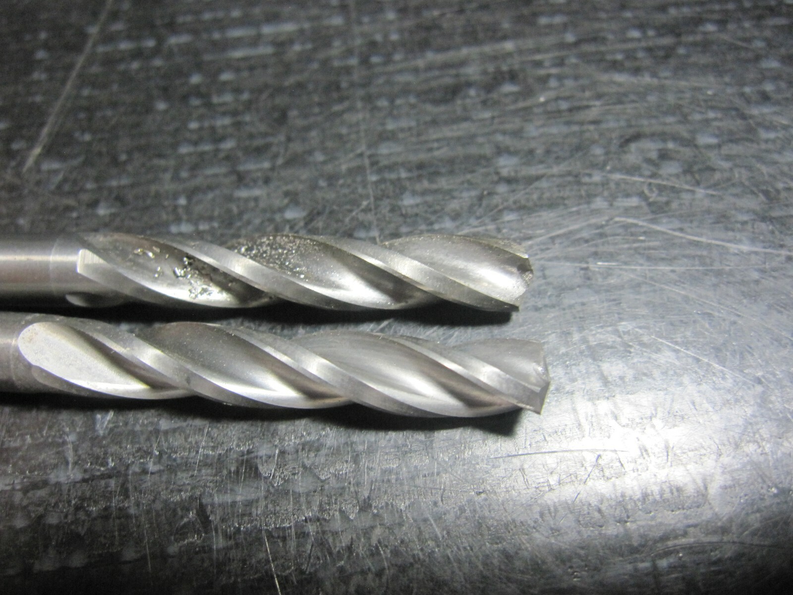 2 used Guhring 6.500mm 3fl 3 flute carbide drill