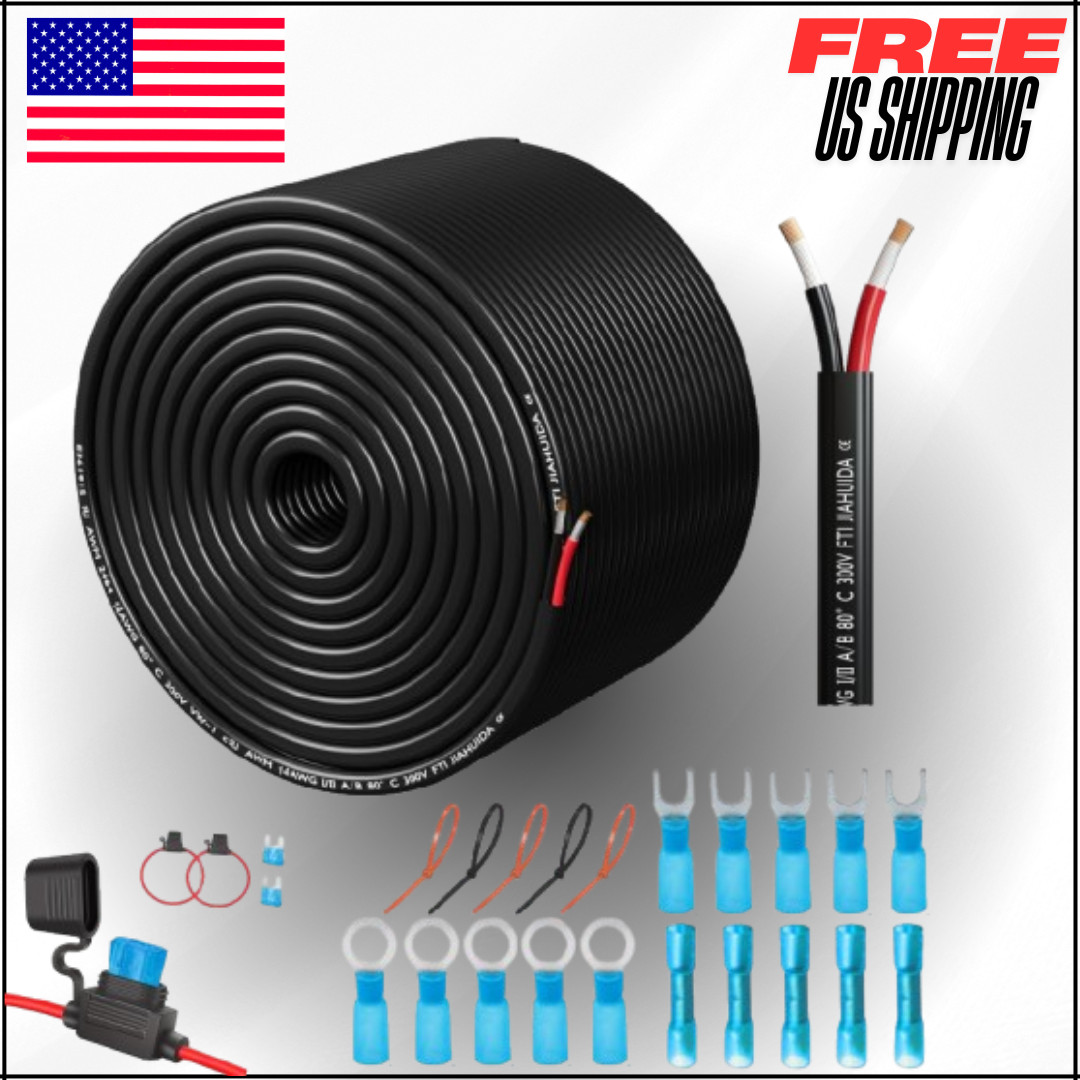 14 Gauge Wire 2 Core Conductor Duplex Marine Grade Dual Twin 14AWG Electrical
