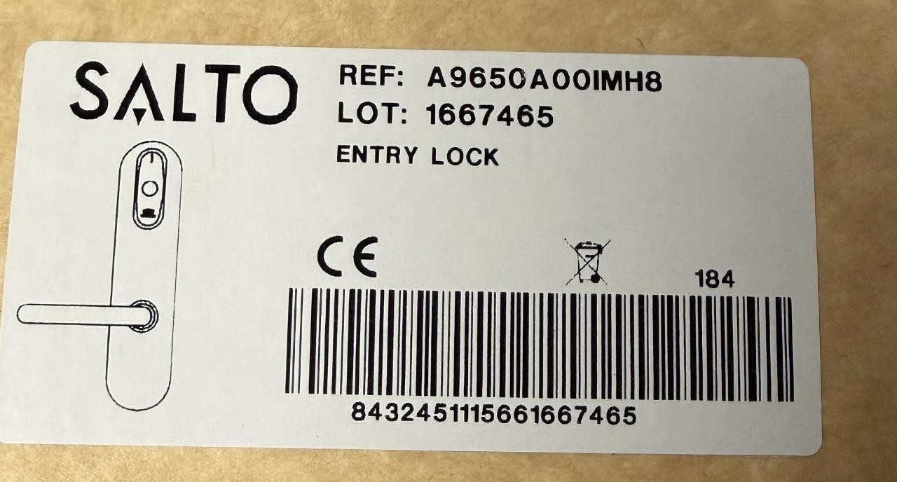 Salto A9650A00IMH8 Keyless Entry Lock Stainless Steel 1667465