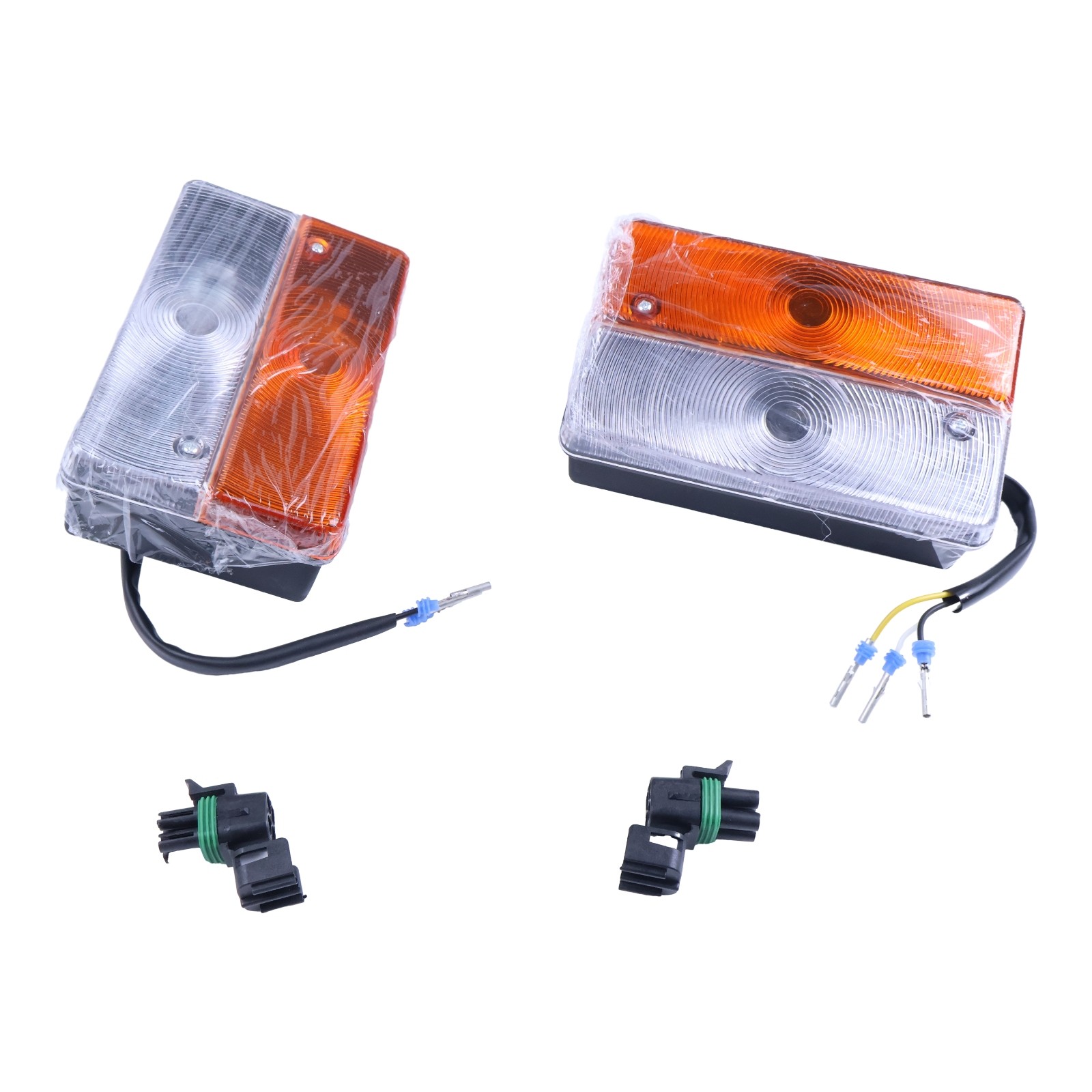 2X Front Side Light Lamp 700/30800 700/10700 for JCB 2CX 3C 3CX 3D 4CX 410 420