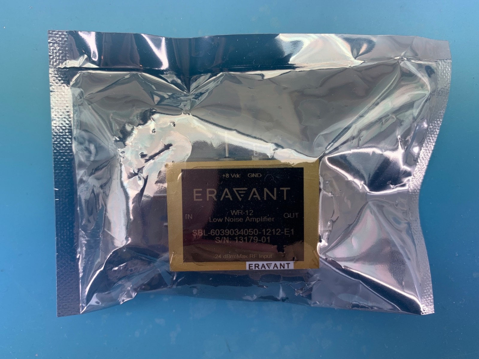 Eravant / Sage SBL-6039034050-1212-E1 E-Band Low Noise Amplifier 60 to 90 GHz