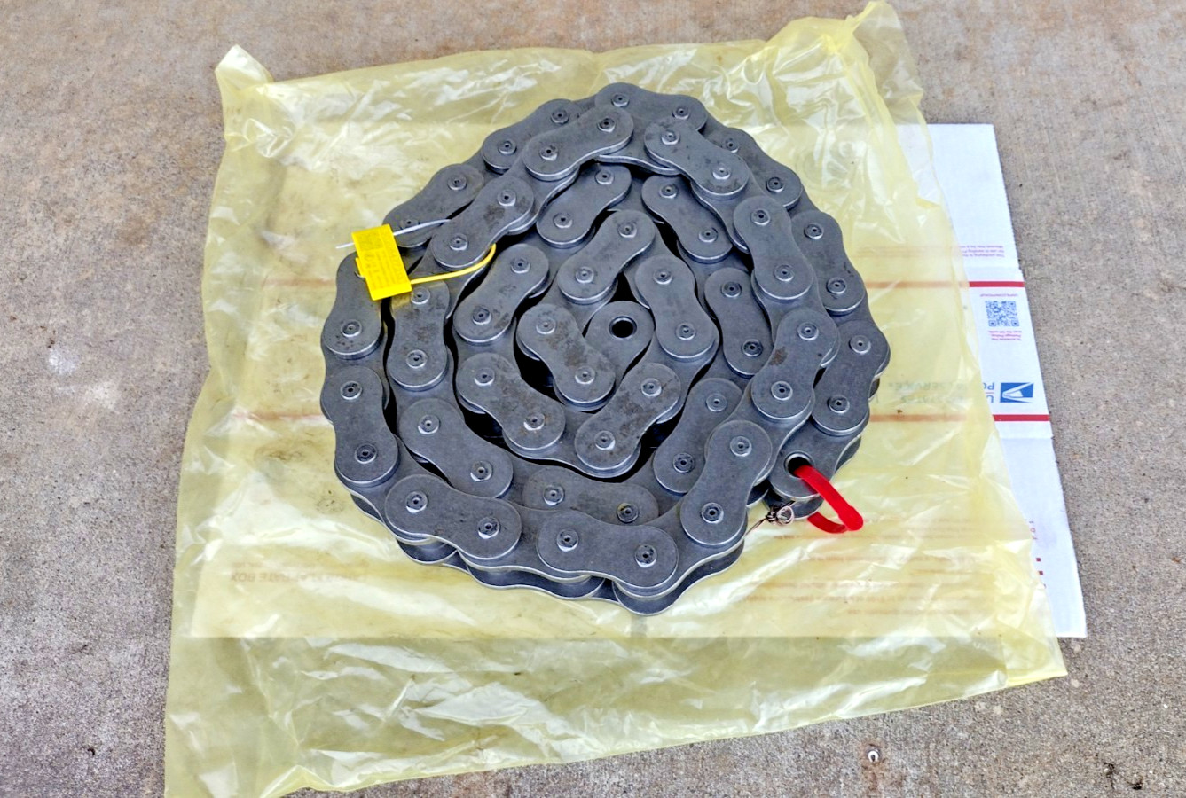 Renold 160H1X10FT 160H 10FT Riveted Roller Chain Made in Germany Retail $2,110