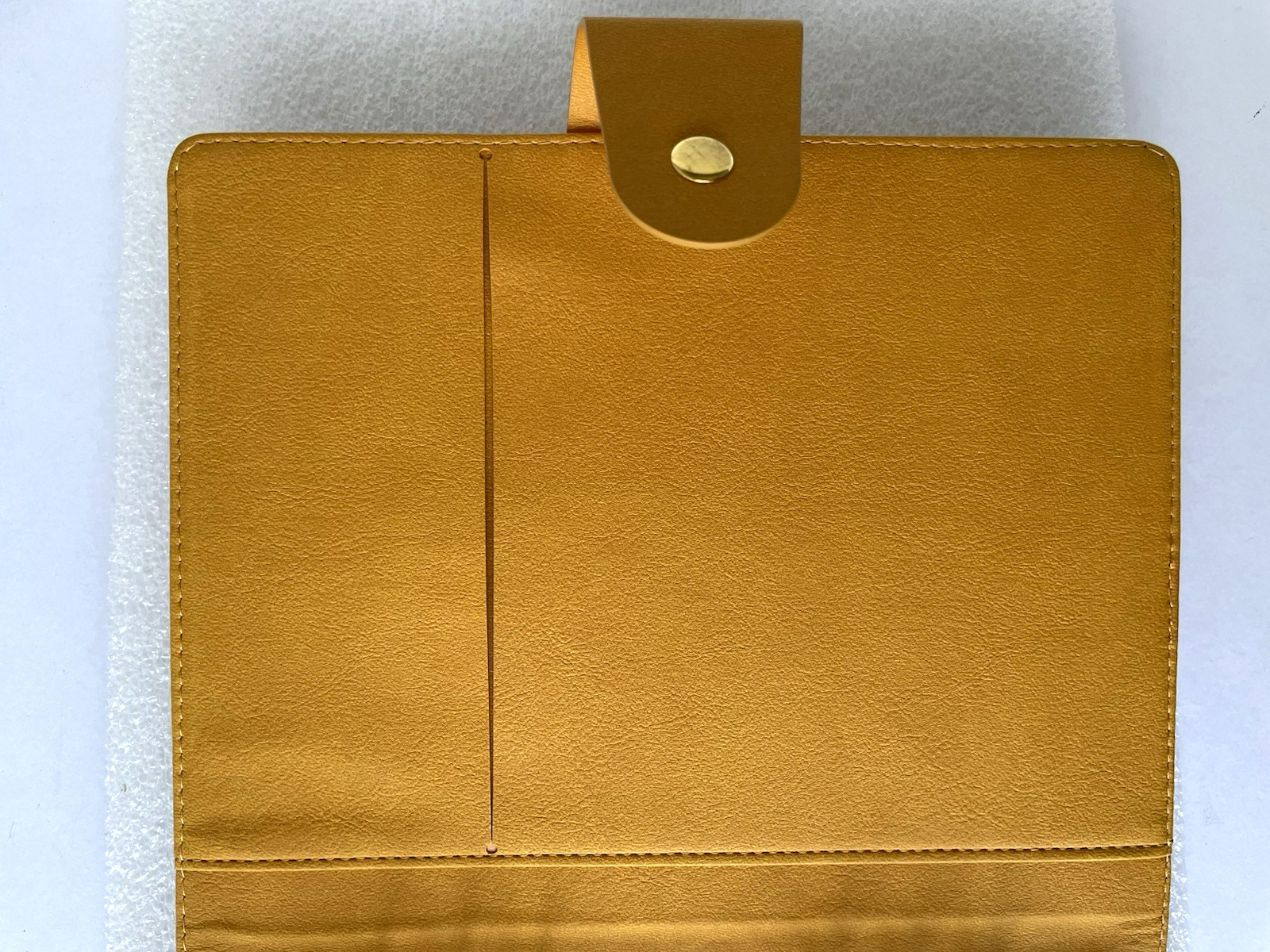 Erin Condren ~ Yellow Faux Leather Planner Binder 6-Ring – 1.25″ ~Snap ~ Perfect