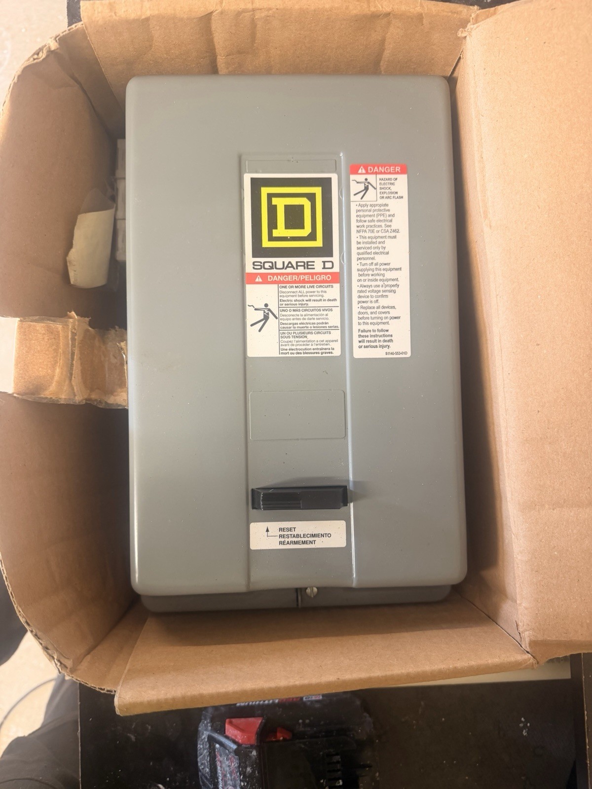 Square D QO130CP (QO130) 30A Safety Switch Disconnector, Gray Metal