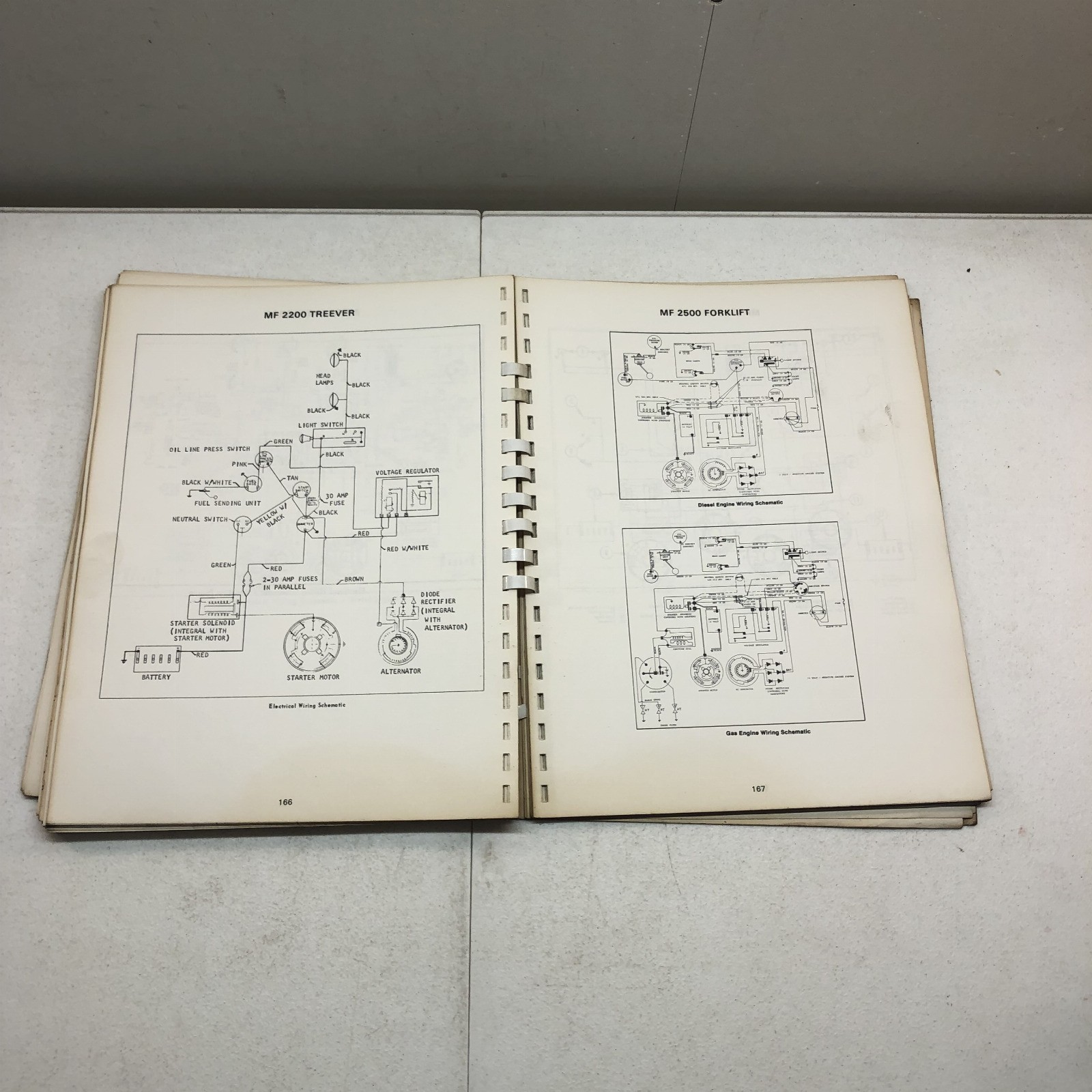 Massey Ferguson / Massey Harris Electrical Wiring Diagrams Service Manual