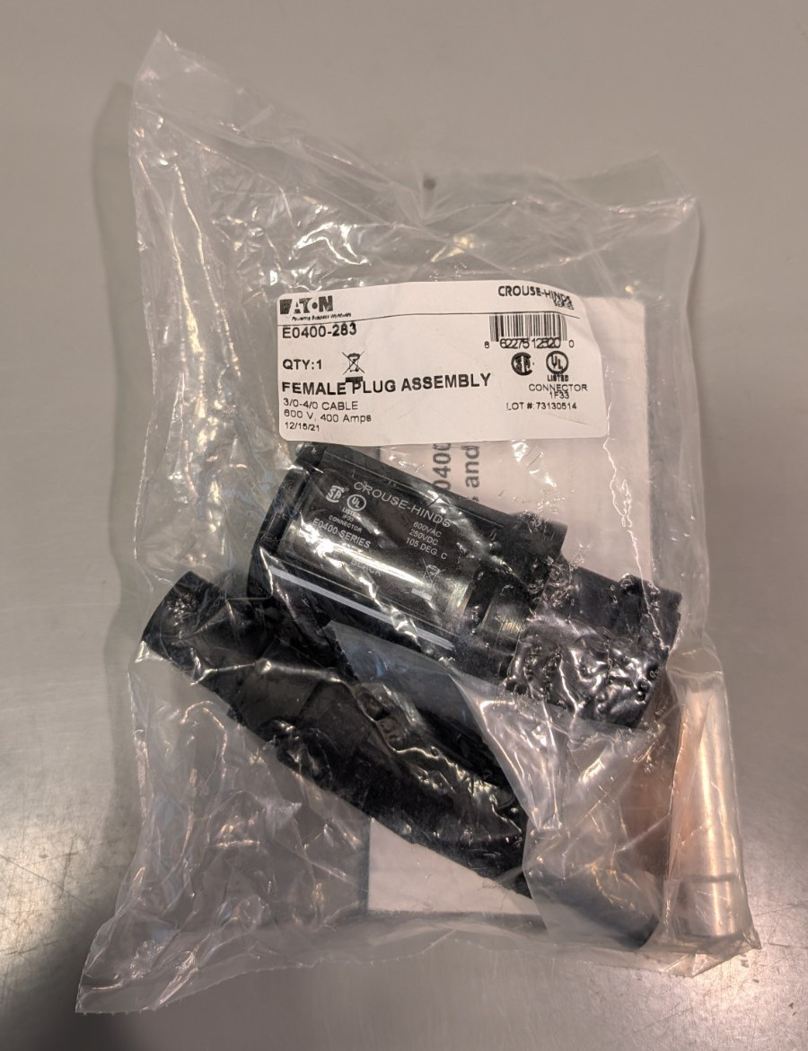 EATON POSI-LOK E0400-281 282 283 284 285 FEMALE PLUG ASSEMBLY GENERATOR PLUGS