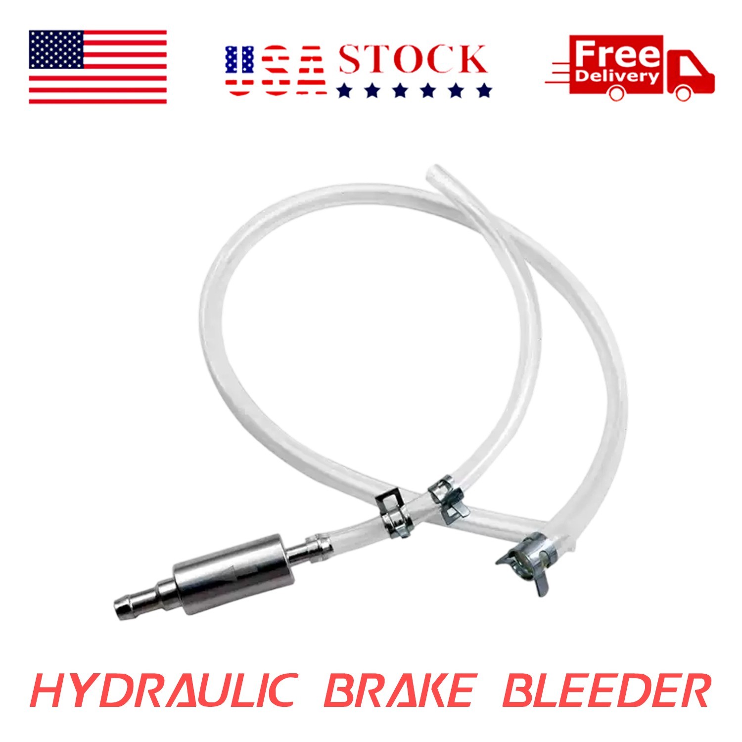 Brake Bleeder Hose- One Way Check Valve Tube Bleeding Tool for Motorcycle Clutch