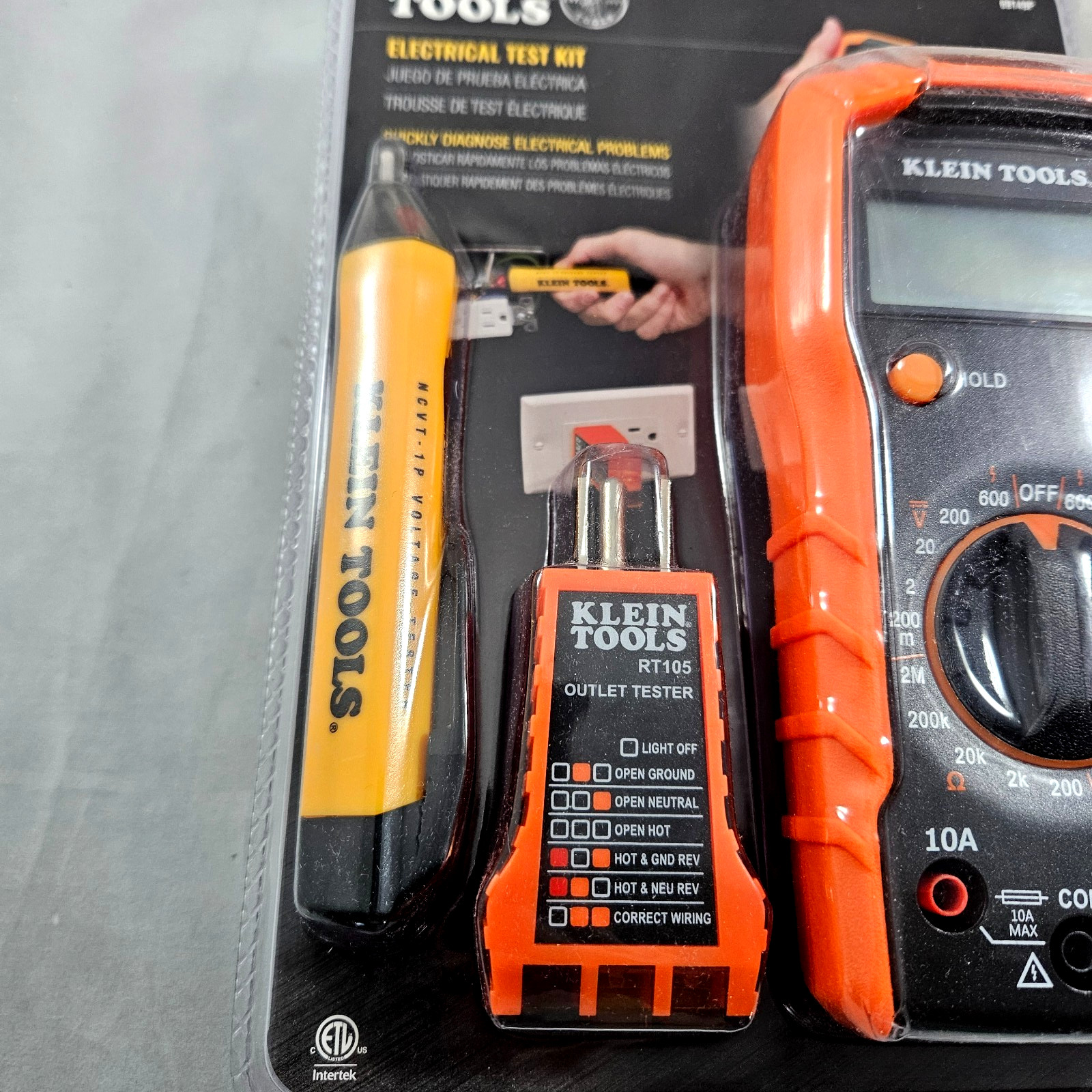 Klein Tools 69149P Electrical Test Kit MM300 NCVT-1P RT105 CAT III 600V New