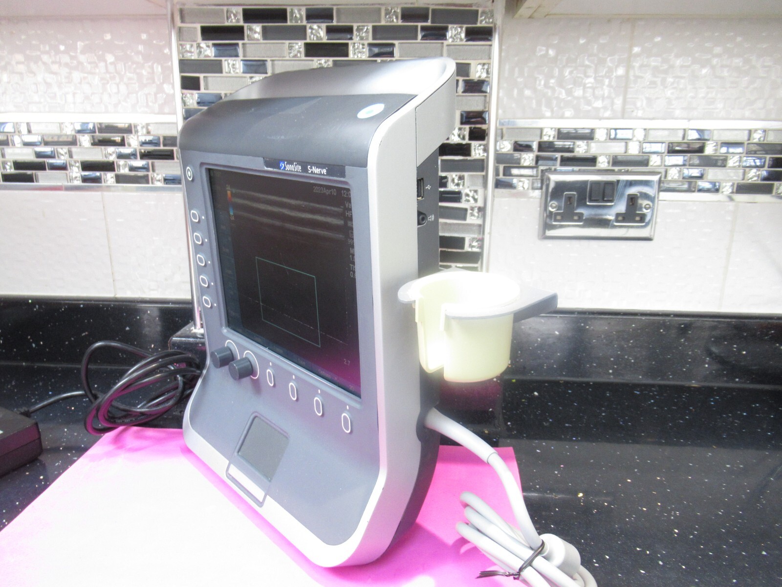 SONOSITE S-NERVE ULTRASOUND CARDIAC IMAGING DOPPLER HFL38X/13-6 MHz LINEAR PROBE