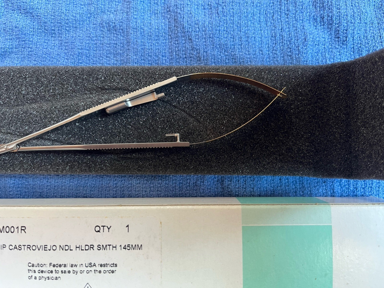 Aesculap BM001R Durogrip Castroviejo Needle HLDR SMTH 145MM NEW IN BOX NIB