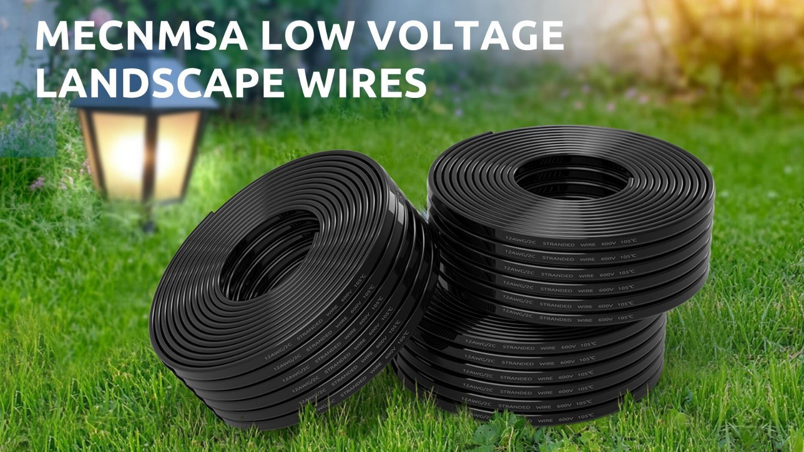 16/50FT 20 Gauge Wire 2 Conductor Electrical Wire 20 AWG Stranded PVC Cord 12V L