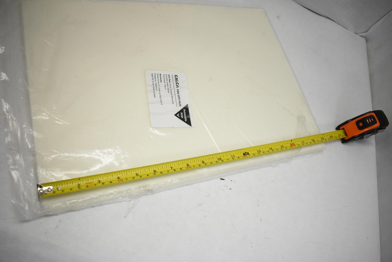 CALCA Pro DTF Film Double Sided Matte Hot Peel 75um Printable Transfer Sheets
