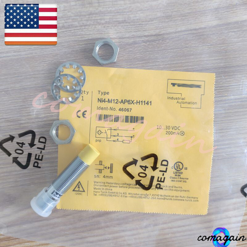 NEW For TURCK NI4-M12-AP6X-H1141 PROXIMITY SENSOR INDUCTIVE NI 4-M12-AP6X-H1141