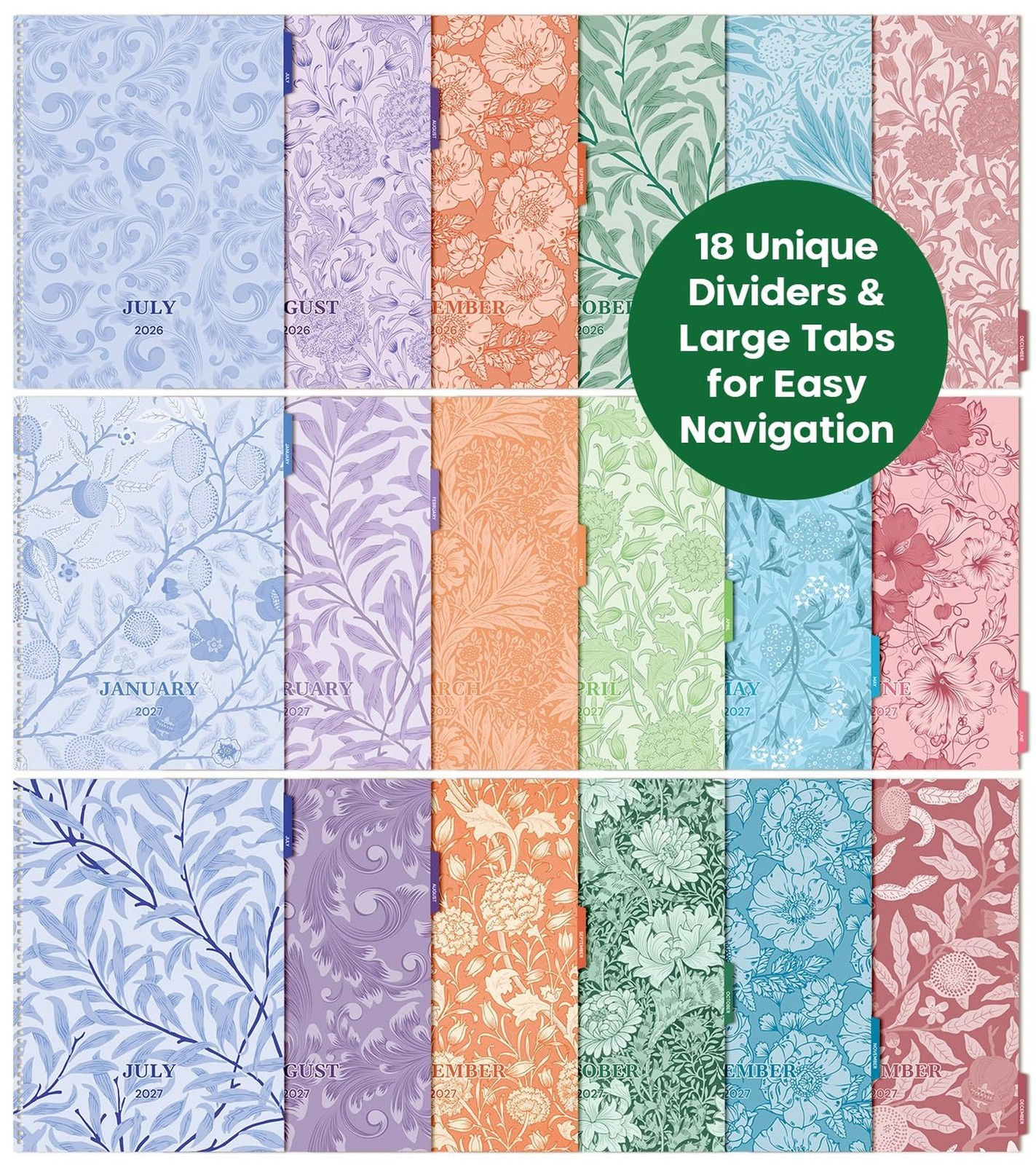 Planner 2026-2027, 8.5″ x 11″ Academic Planner Jul 2026 – Dec 2027,18 Month |…