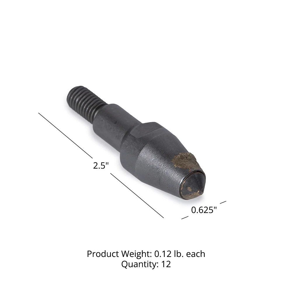 Titan Attachments Replacement Teeth for Walk-Behind 13.5 HP Trencher, Set of 12