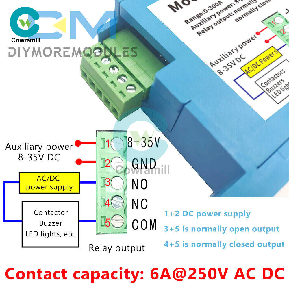 DC Current Sensing Switch Overload Protection Hall Sensor D360-50A D366-300A