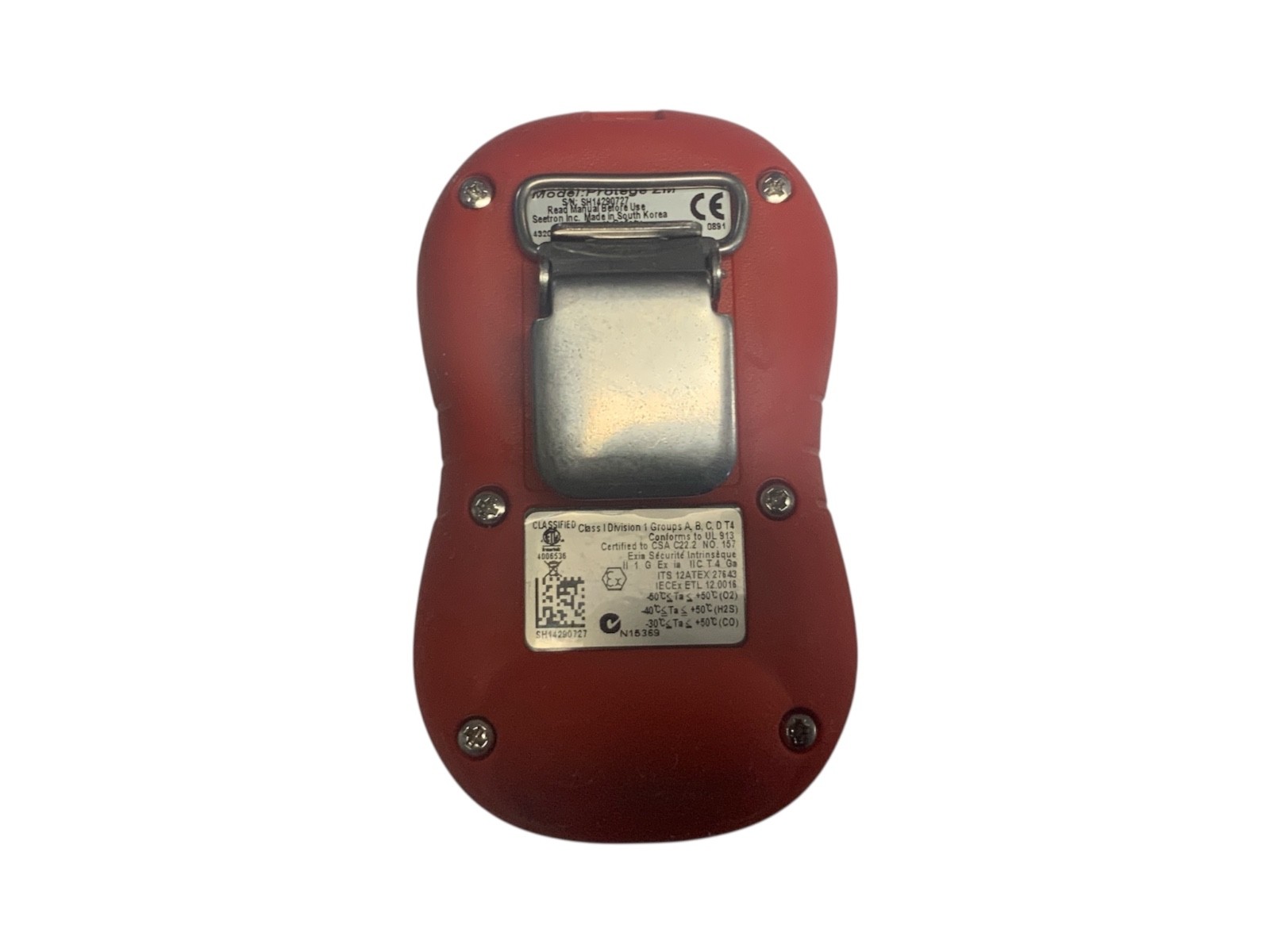 Scott Safety Protégé ZM H2S Single Gas Detector Monitor P/N 096-3459-02