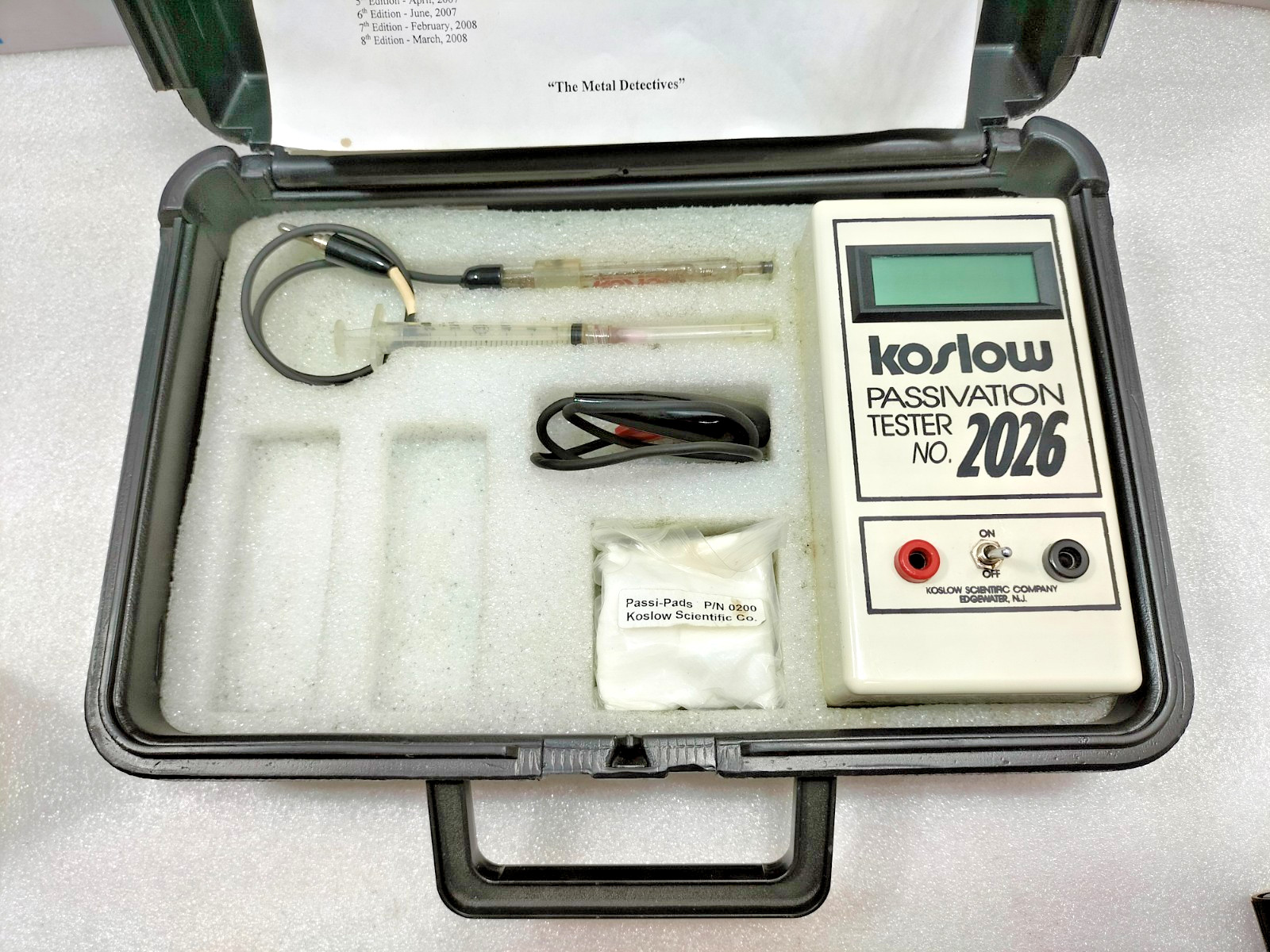 Koslow 2026 Stainless Steel Passivation Tester Passi-Tester